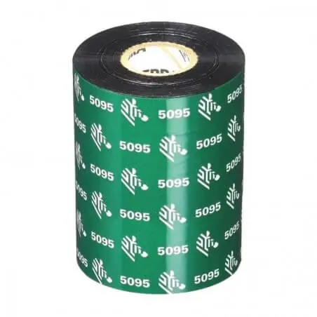 [S5095BK14030] Resin Ribbon, 140mmx300m (5.51inx984ft), 5095; High Performance, 25mm (1in) core